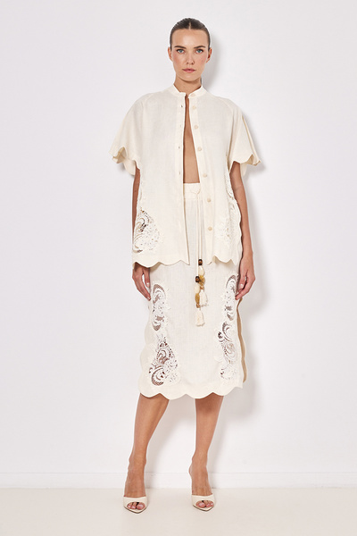 MIDI EMBROIDERY SKIRT