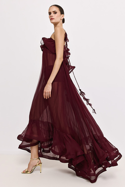 SILK MAXI DRESS