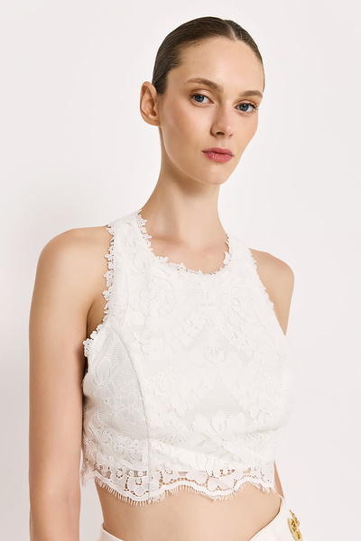LACE CROP TOP
