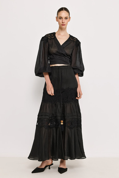 MAXI LINEN SKIRT
