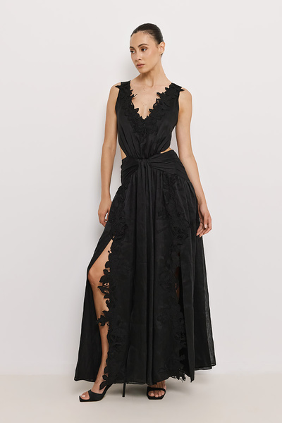 MAXI DRESS WITH SIDE CUT-OUTS