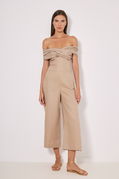 OFF-SHOULDER JUMPSUIT