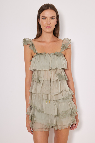SILK BLOUSE WITH EMBROIDERY