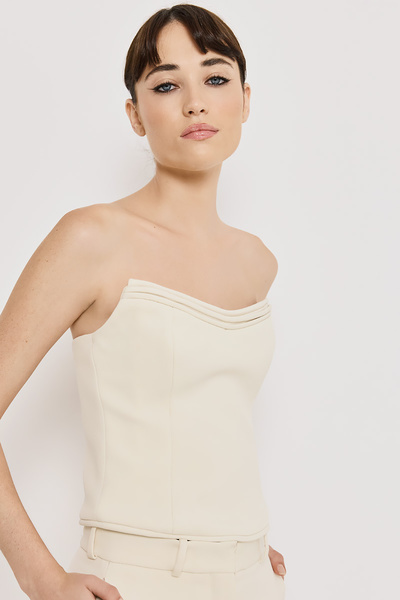 BUSTIER WITH DETAILING ON THE UPPER PART