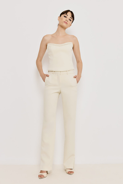 PANTS WITH SLIT AT THE HEM