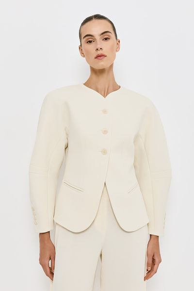 JACKET WITHOUT COLLAR