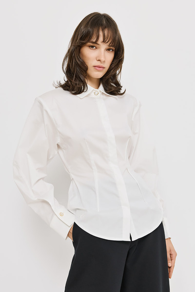 CORSET SHIRT WITH BUTTONS