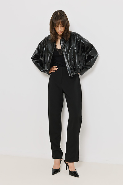 HIGH-WAISTED TROUSERS