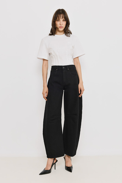 WIDE-LEG DENIM TROUSERS