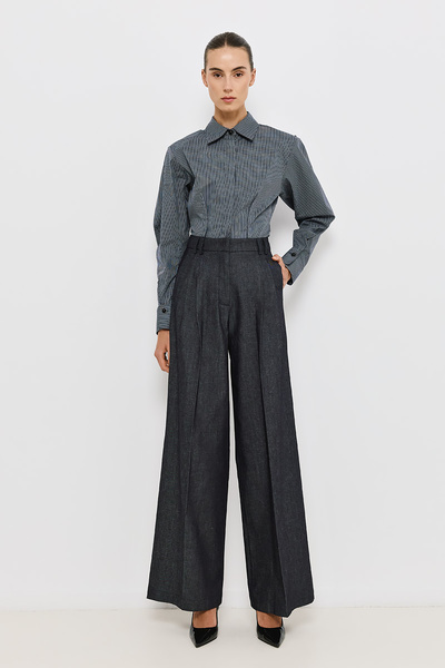 ΠΑΝΤΕΛΟΝΙ ΨΗΛΟΜΕΣΟ ΣΕ ΓΡΑΜΜΗ WIDE LEG