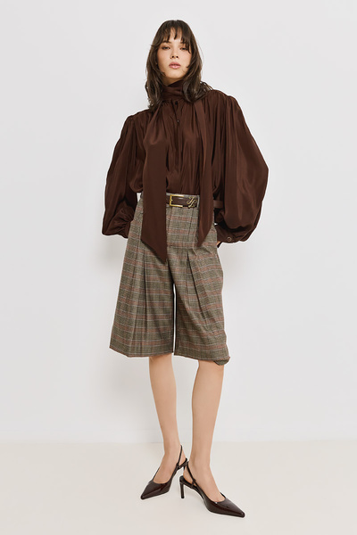 CHECKED BERMUDA SHORTS