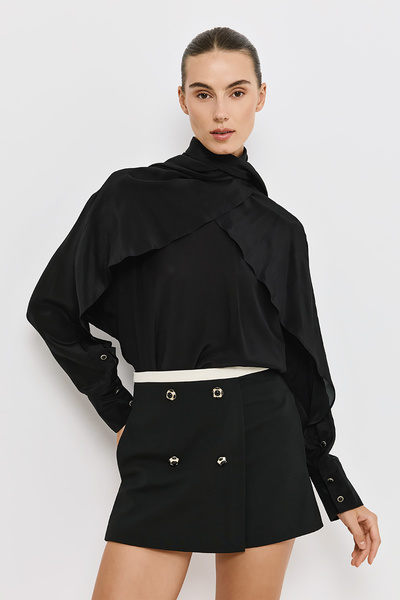 BUTTONED SKORT