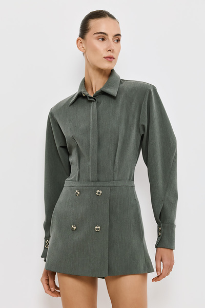 BUTTONED SKORT