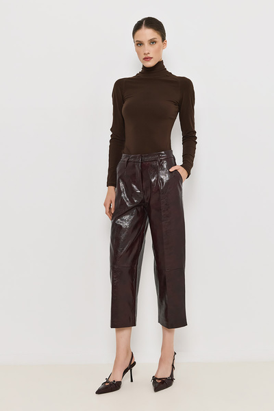 FAUX LEATHER PANTS