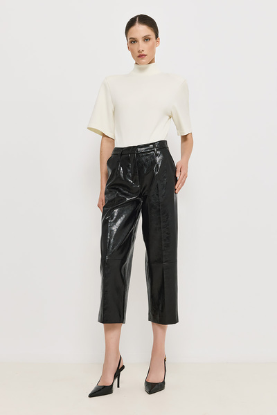 FAUX LEATHER PANTS