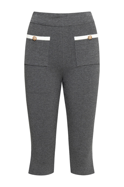 KNITTED CAPRI PANTS