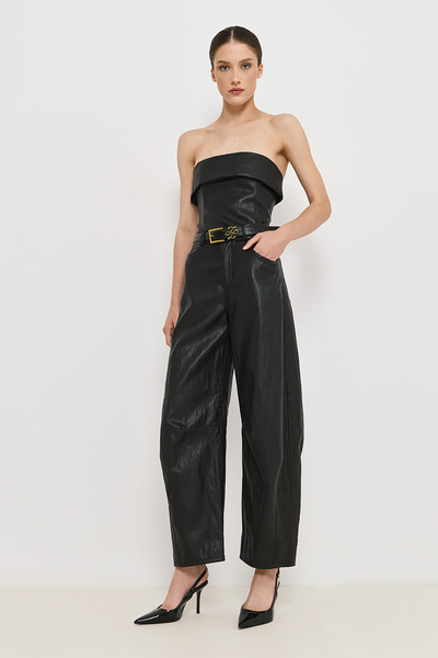 PANTS IN LEATHER TEXTURE