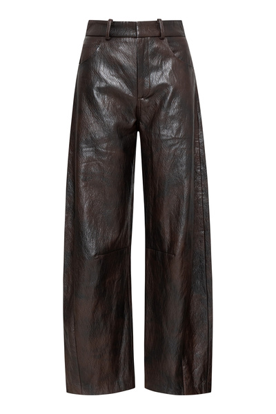 PANTS IN LEATHER TEXTURE