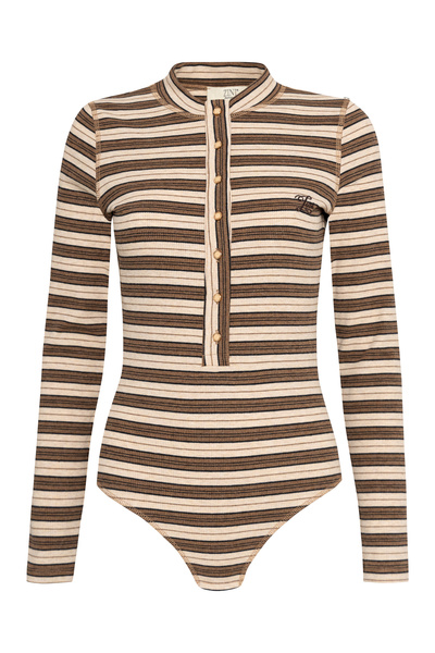 STRIPED BODYSUIT