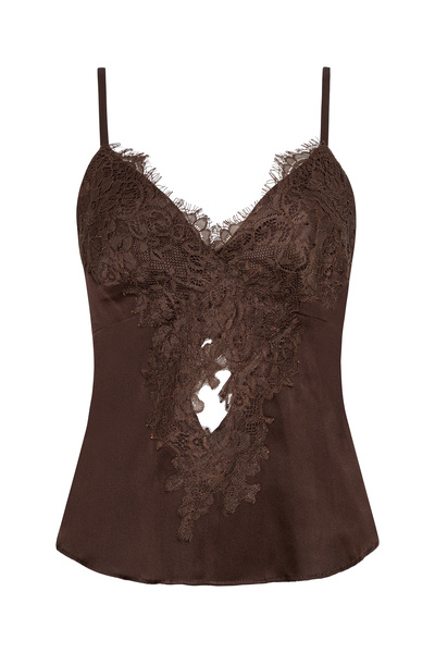 SILK TOP WITH LACE