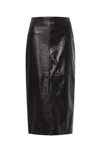 FAUX LEATHER SKIRT