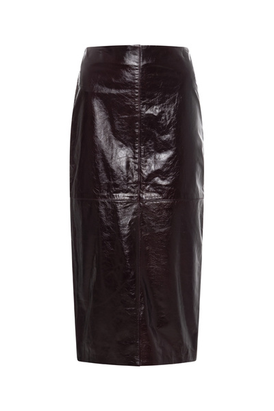 FAUX LEATHER SKIRT