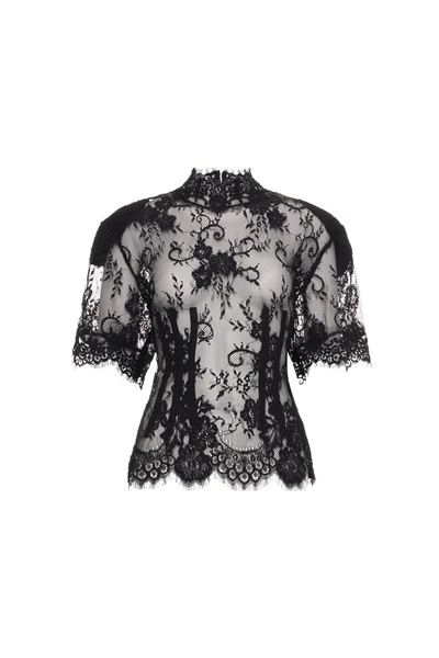 LACE SLEEVE TOP