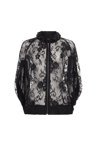 ΔΑΝΤΕΛΕΝΙΟ ΤΖΑΚΕΤ ΜΕ ΚΕΝΤΗΜΑ ΚΑΙ ΦΕΡΜΟΥΑΡ