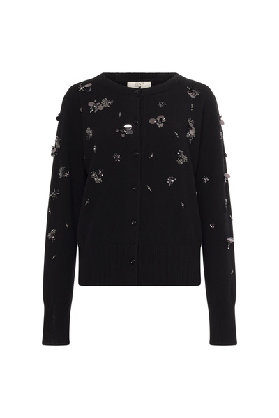 ΜΑΛΛΙΝΗ ΖΑΚΕΤΑ ΜΕ ΔΙΑΚΟΣΜΗΤΙΚΑ ΣΤΟΙΧΕΙΑ ΚΑΙ ΚΟΥΜΠΙΑ