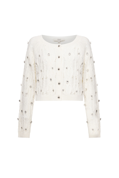 WOOD KNITTED CARDIGAN