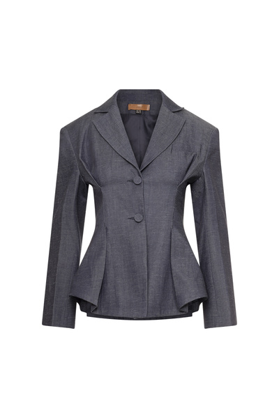 SLIM-FIT DENIM BLAZER