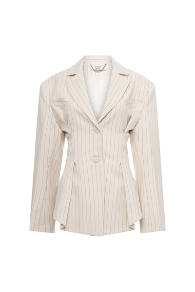 STRIPED BLAZER