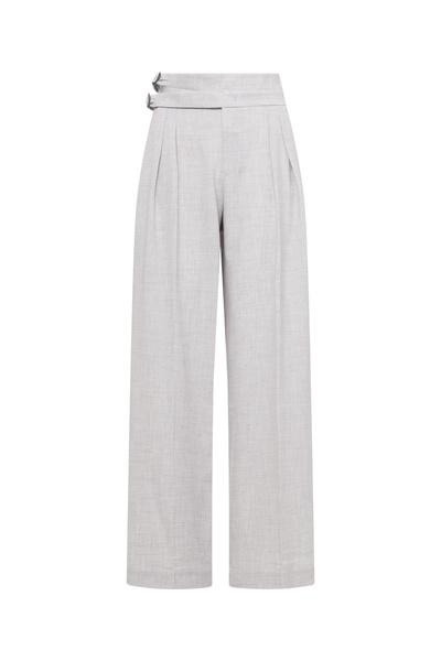 DOUBLE-PLEATED TROUSERS