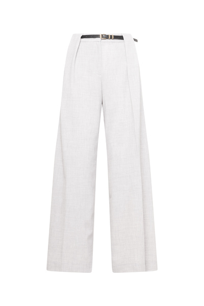PLEATED TROUSERS