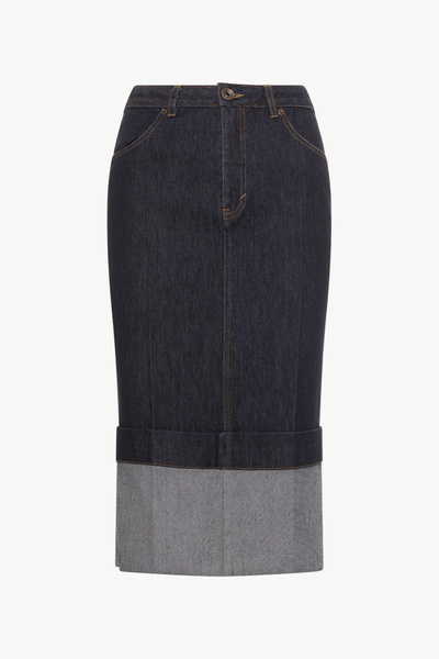 DENIM MIDI SKIRT