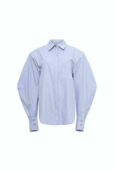 SHIRT WITH SHOULDER PADS