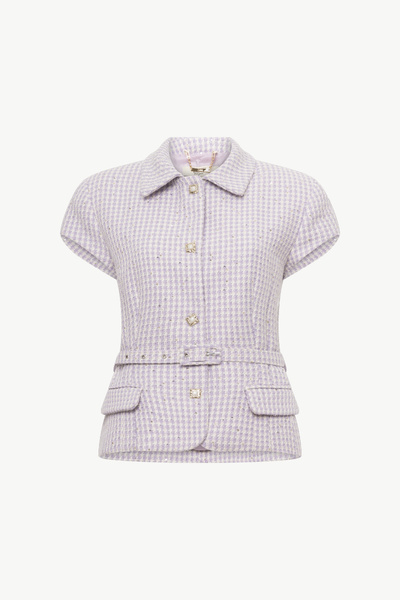 BELTED SLIM FIT VEST