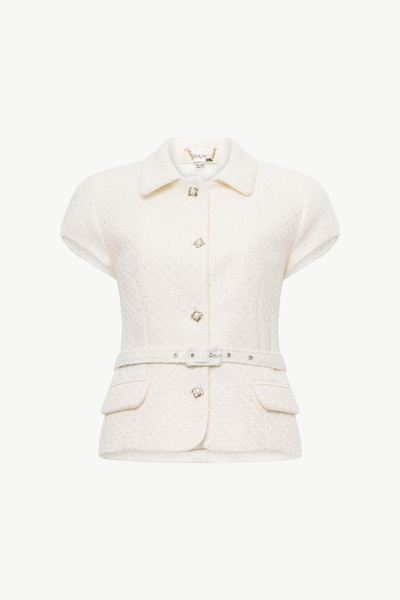 BELTED SLIM FIT VEST