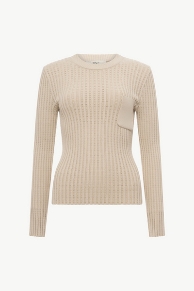 RIBBED BLOUSE