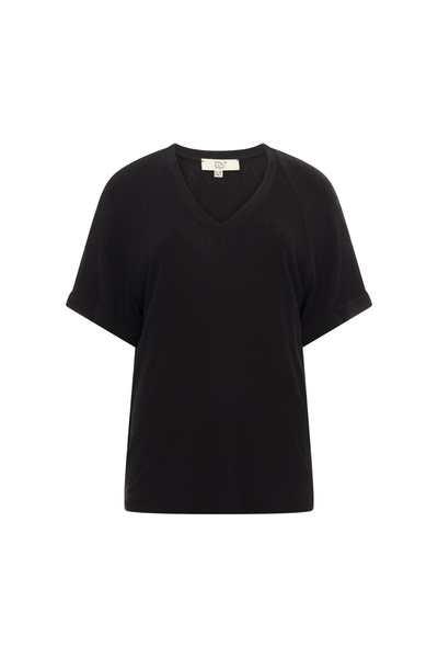セリーヌ T-SHIRT IN SILK JERSEY 2X384700D CELINE（セリーヌ） 2X384700D T-SHIRT IN SILK JERSEY ブラック T