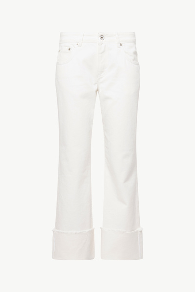 FLARED JEANS WITH LAPEL