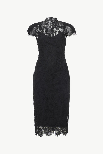 LACE MIDI DRESS
