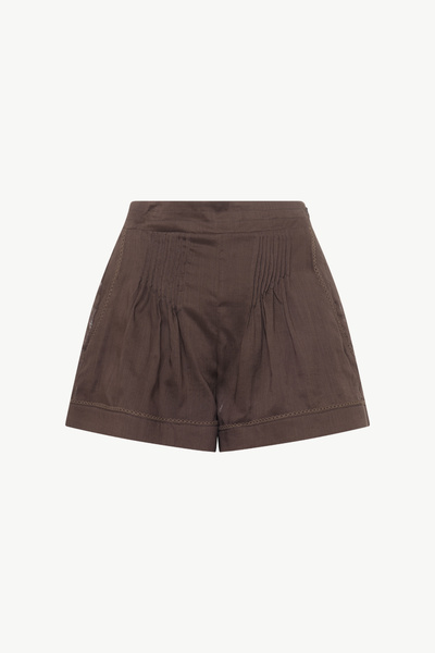 PLEATED SHORTS