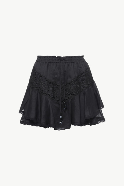 SKORT WITH RUFFLES