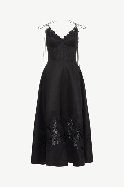 MIDI LACE DRESS