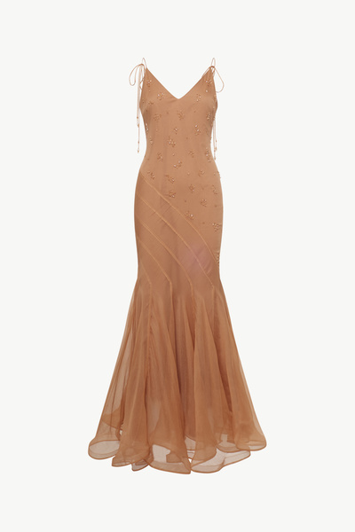MAXI SILK DRESS