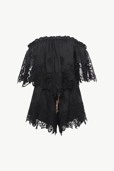 ΟΛΟΣΩΜΟ ΣΟΡΤΣ ΜΕ ΔΑΝΤΕΛΑ OFF-SHOULDER