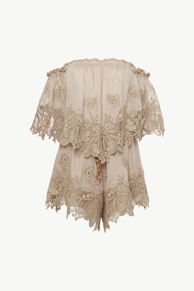 ΟΛΟΣΩΜΟ ΣΟΡΤΣ ΜΕ ΔΑΝΤΕΛΑ OFF-SHOULDER