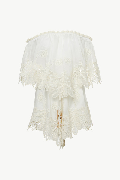 ΟΛΟΣΩΜΟ ΣΟΡΤΣ ΜΕ ΔΑΝΤΕΛΑ OFF-SHOULDER