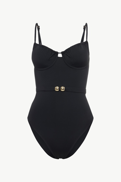 BELTED ONE PIECE SWIMSUIT
